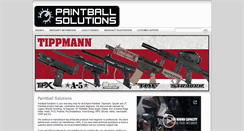 Desktop Screenshot of paintballsolutions.com